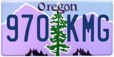 OR license plate 970KMG