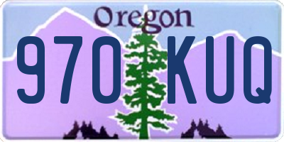 OR license plate 970KUQ
