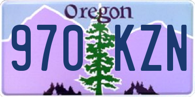 OR license plate 970KZN