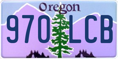 OR license plate 970LCB