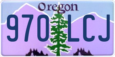 OR license plate 970LCJ