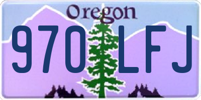 OR license plate 970LFJ