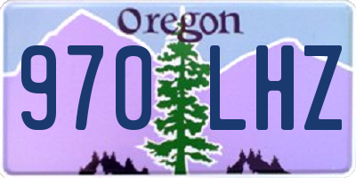 OR license plate 970LHZ