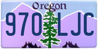OR license plate 970LJC
