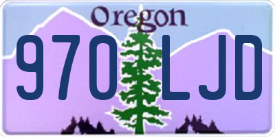 OR license plate 970LJD