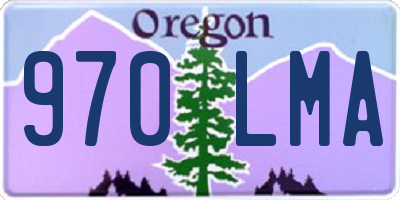 OR license plate 970LMA