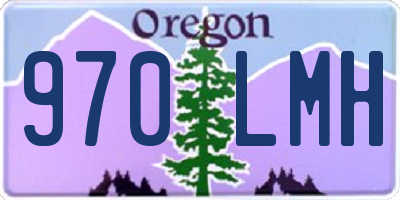 OR license plate 970LMH