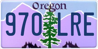 OR license plate 970LRE