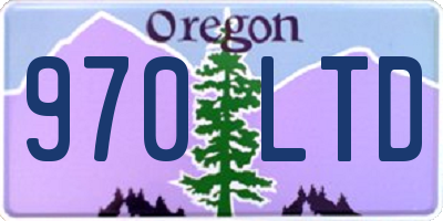 OR license plate 970LTD