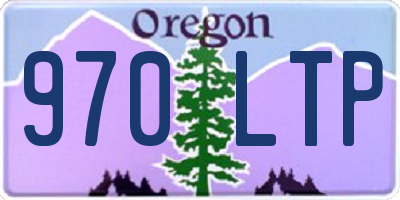 OR license plate 970LTP