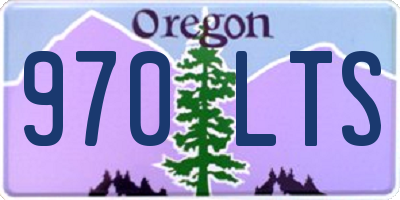 OR license plate 970LTS