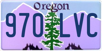 OR license plate 970LVC