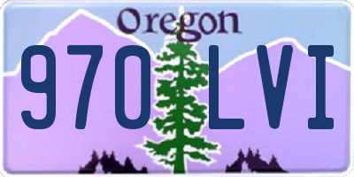OR license plate 970LVI
