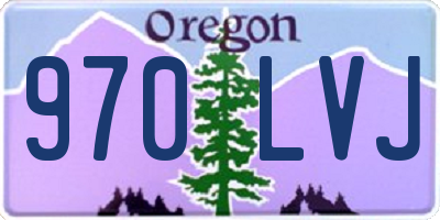 OR license plate 970LVJ
