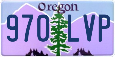 OR license plate 970LVP