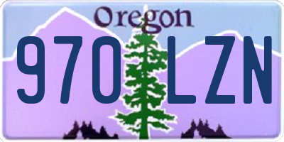 OR license plate 970LZN