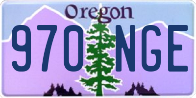 OR license plate 970NGE