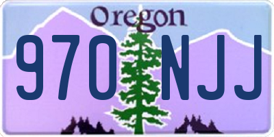 OR license plate 970NJJ