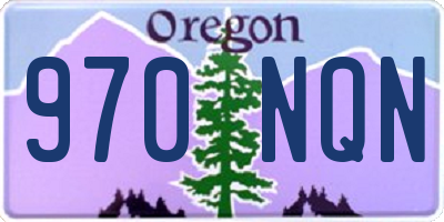 OR license plate 970NQN