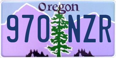 OR license plate 970NZR