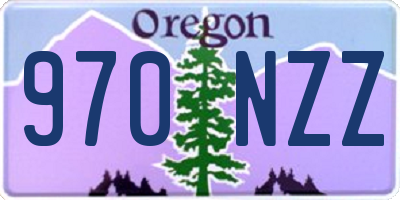 OR license plate 970NZZ