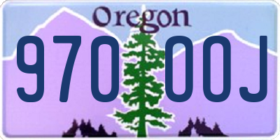 OR license plate 970OOJ