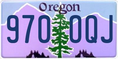 OR license plate 970OQJ