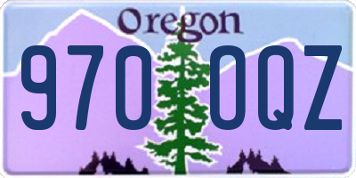 OR license plate 970OQZ