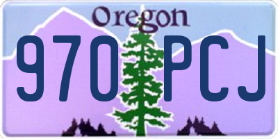 OR license plate 970PCJ