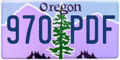 OR license plate 970PDF