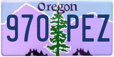 OR license plate 970PEZ
