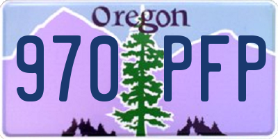 OR license plate 970PFP