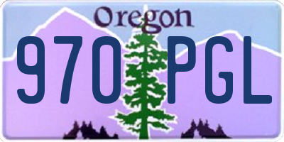 OR license plate 970PGL