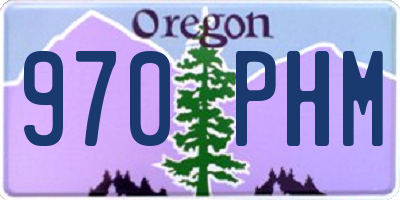 OR license plate 970PHM
