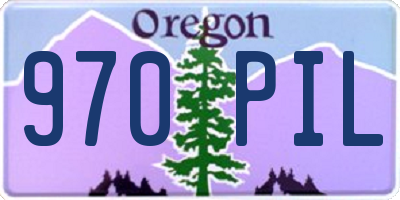 OR license plate 970PIL