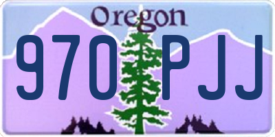 OR license plate 970PJJ