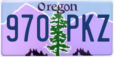OR license plate 970PKZ