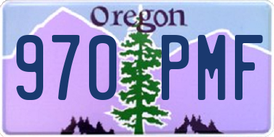 OR license plate 970PMF