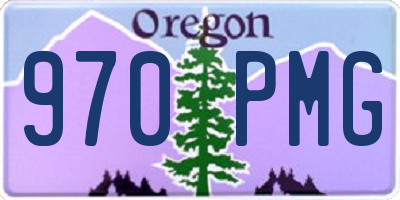 OR license plate 970PMG
