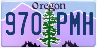 OR license plate 970PMH