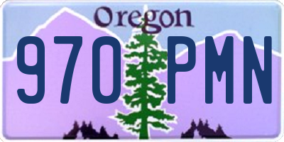 OR license plate 970PMN