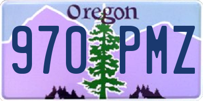 OR license plate 970PMZ