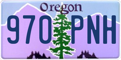 OR license plate 970PNH