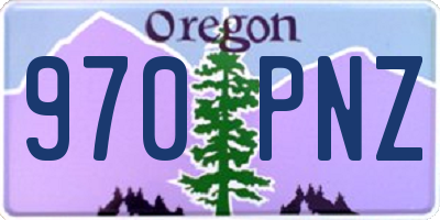 OR license plate 970PNZ