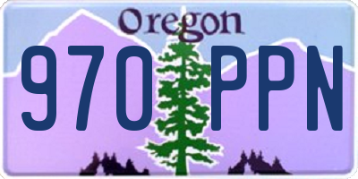 OR license plate 970PPN