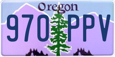 OR license plate 970PPV