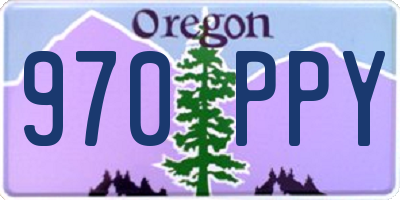 OR license plate 970PPY