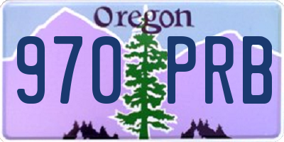 OR license plate 970PRB