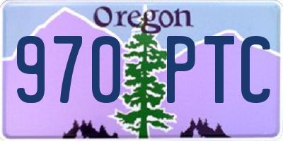 OR license plate 970PTC