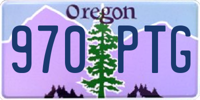 OR license plate 970PTG